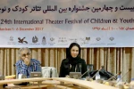 نشست هنرمندان تئاتر همدان با  مریم کاظمی