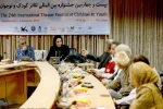 نشست هنرمندان تئاتر همدان با  مریم کاظمی