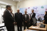 بازدید سید سعید شاهرخی، معاون سیاسی امنیتی استاندار همدان از دبیرخانه و ستاد برگزاری بیست و چهارمین جشنواره بین المللی تئاتر کودک و نوجوان/ عکاس: پوریا پاکیزه