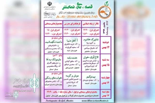 با حضور دو گروه نمایشی از همدان

جدول دوازدهمین جشنواره منطقه ای تئاتر کودک و نوجوان مهر دزفول منتشر شد